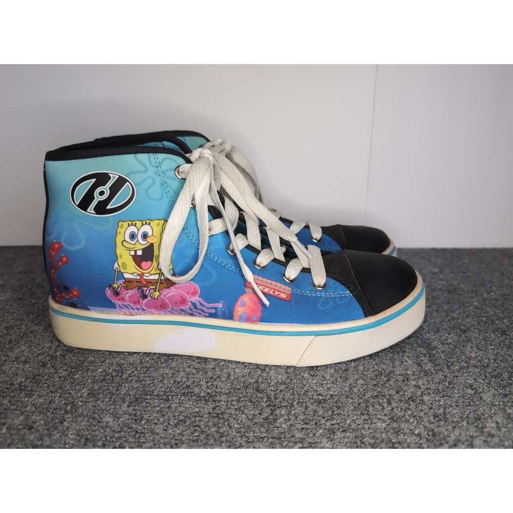 HEELYS Sneaker Skate Hustle SpongeBob Wheels Shoe Authentic Sz.7 Mens No Wheels‎ - Picture 4 of 7